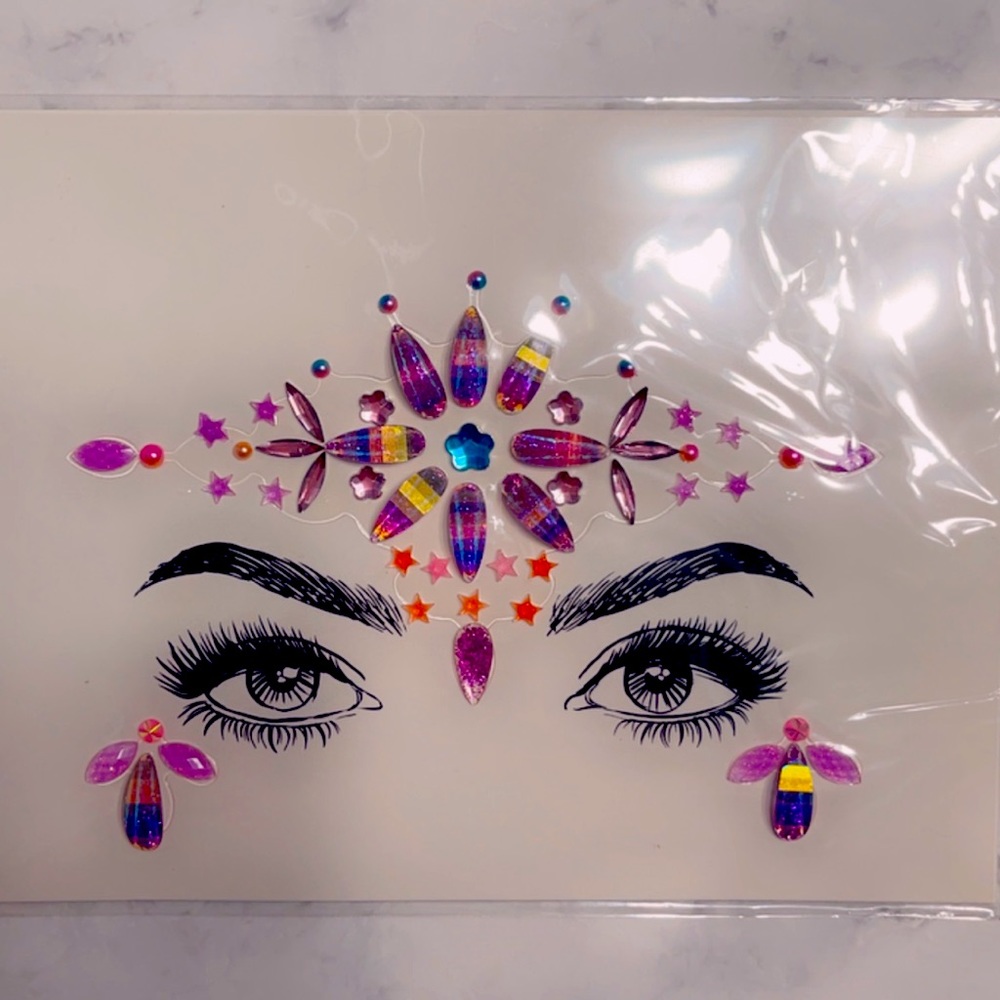✨SPECIAL 3 For $10 ✨ Mermaid party favors 💎 Face Art 💎 Face Jewels✨ #halloween